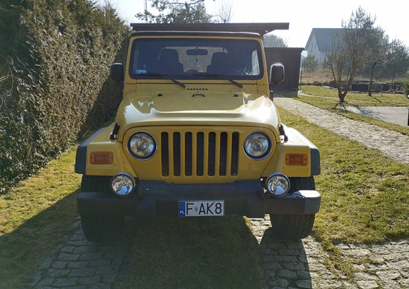 Jeep Wrangler cena 50000 przebieg: 155000, rok produkcji 2004 z Zabłudów małe 154